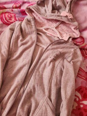 Cute Bunny Ear Jojifuku Heisei Mezzo Piano Cutecore Kawaii Polkadot Hoodie